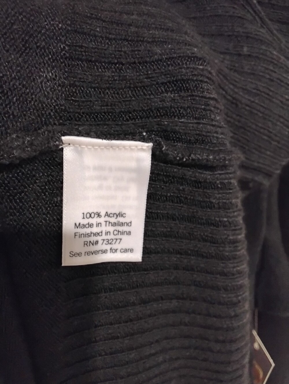 NWT Black Extra-Soft Open Cardigan Sweater 3X - Picture 2 of 3